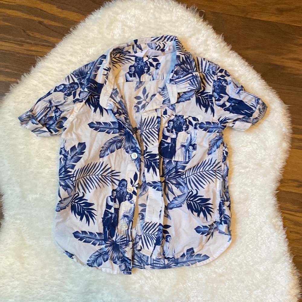 GAP Star Wars toddler Hawaiian shirt 18 months